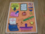VINTAGE 1984 HALLMARK HOMEWORK STICKERS
