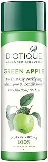 Biotique Bio Green Apple Fresh Daily Purifying Shampoo & Conditioner For Oily.