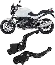Folding Brake Lever for BMW R1200R R1200RT SE R1200GS R1200GS Adventure K1600 B GT GTL, Motorcycle Lever, Handlebar Brake Master Cylinder Lever (Black)