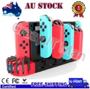 4 Joycon Controller Charger Charging Dock Stand for Nintendo Switch Joy-Con AU