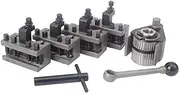 EACTEL Lathe Quick Change Tool Post Set WM210V&WM180V&0618 12X12mm Tool Rest for Swing Over Bed 120-220mm