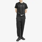 Comme des Garçons Black x Nike Tonal Swoosh Print T-Shirt