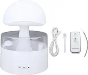 250ml Flame Air Diffuser Humidifier - 3D Flame Simulation, 7 Color Aromatherapy for Home and Office Use, Safe Auto Shut - Off Feature