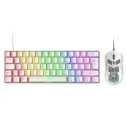 FREEDOM-WOLF T60 62 Keys RGB Gaming Mechanical Keyboard Mouse Set