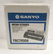 Sanyo TRC 7050a Minicassette Transcription Transcriber Machine System