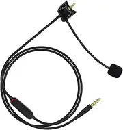 Gneinour Replacement for QC35II Detachable Boom Microphone Cable with Mute Switch Compatible with Bose QuietComfort 35 & QuietComfort 35 II Headphones for PS4 PS5 Xbox One Controller