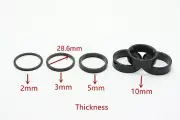Headset Stem Spacers Set 2/3/5/10mm 11/8 28.6mm Front Fork Aluminum MTB Bicycle