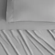 Sheridan Byren Percale Fitted Sheet in Lunar Grey Size: Queen 50cm Material: Cotton/Tencel/Lyocell @Sheridan Rewards