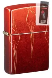 Zippo 48510 Ombre Flames 540 Fusion WindProof Lighter + FLINT PACK