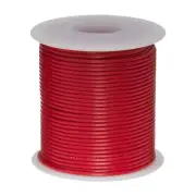 18 AWG Gauge TXL Automotive Stranded Hook Up Wire, 25 ft, Red, 60 Volts