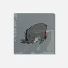 Eeyore W Quote 4'' X 4'' Square Wooden Coaster