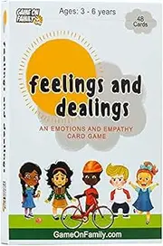 Feelings and Dealings: An Emotions and Empathy Card Game | Award-Winning | Therapy Games for Kids | Social and Emotional Skills Development | Feelings Flash Cards