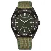 Citizen BM7635-01X Active Sport Eco-Drive Green Dial Men's Watch