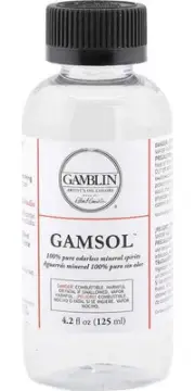 Gamblin Gamsol Odorless Mineral Spirits Bottle, 4.2oz