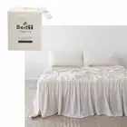 BedT Organica Jersey Cotton-Blend Sheet Set Stone by BedT