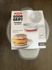 New OXO Good Grips Microwave Egg Cooker for Egg Sandwiches and Fried Eggs