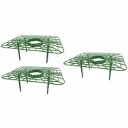 Strawberry Growing Support Practical Rack Fruits Support Holder Shelf Gardening Flower Frame Tool Planet Pot Real Office Plants(3 Pack)