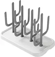 Ｓｉｍｈｏａ Baby Bottle Drying Rack Dryer Dryer Rack Organizer for Brush Cups Accessories, Grey