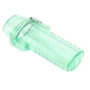 2PCS Waterproof Plastic Lighter Case Lighter Storage Container Transparent Green