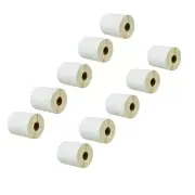 10 Rolls 4X2 Thermal Shipping 750/R Labels 4"X2" for Zebra Eltron Rollo LP 2844