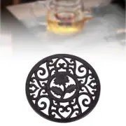 Round Cast Iron Teapot Trivet Table Mat Multifunction Heavy Duty Heat Resistant