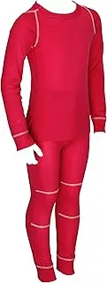[icefeld] Breathable Thermal Underwear Set for Children - Warm Underwear Made of Long-Sleeved top + Long Underpants (ÖkoTex 100)
