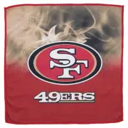 KR Strikeforce NFL San Francisco 49ers On Fire Bowling Ball Towel