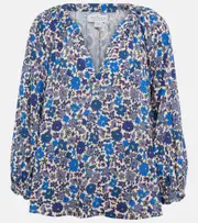 [Velvet] Velvet Briana floral blouse AU 8 blue