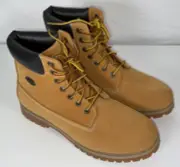 NWOB Men’s Lugz Convoy MCNWK-7470 Wheat Lace Up Work Boots Size 11