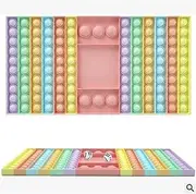 Dice Top Big Size Push Board Game XL with Dices Colorful Toys Simple Dimple for Children Antistress Toy Fun Gift Family Dice Set (Size : 6)