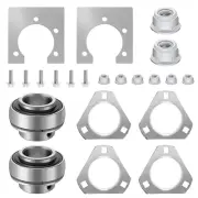 Go-Kart Live Axle Bearing Kit (1 Inch) Compatible with Azusa Axles, Also for Go