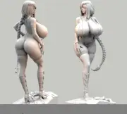 Marika 3D print 1/6 1/4 figure Model Kit Unpainted Unassembled GK