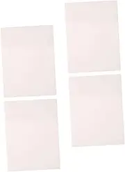 OHPHCALL 200 Sheets Transparent Memo Stickers Tearable Adhesive Notes for Office School Supplies Simple Design for Reminders Plans and Schedules