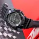 【CASIO 卡西歐】G-SHOCK 潮流迷彩指針數位雙顯錶款(黑-GA-100CF-1A)