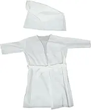 MUELODSIC 1 Set Disposable Bathrobe Comfortable and Convenient Bathing Wear Pack Bathrobe Bath Skirt for Travel Spa and Salon Use