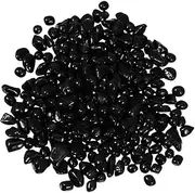 BESPORTBLE 1 Fish Rocks for Tank Black Pebbles Aquarium Rocks for Fish Tank Stone Rocks for Plants Fish Tank Rocks Gravel Fish Tank Pebbles Small Rocks Aquarium Rocks Aquascaping River Rocks