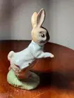 Beswick Hand Made Ceramic Sculpture Peter Rabbit Gold Figurine 1997