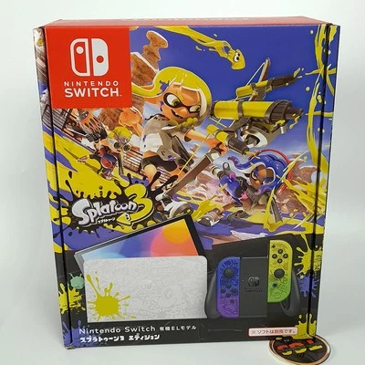 Console Nintendo Switch Oled Splatoon 3 Japan Limited Edition New