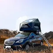 UNISTRENGH Truck Rooftop Tents Portable Inflatable Family Camping SUV Car Roof Top Tent with Skylight, Sun, Wind, and Waterproof SUV Truck Roof Tents