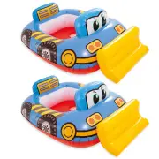 2x 1pc Intex Cars Assorted Kids Inflatable Water Ride-On Swimming Pool Floats 1+