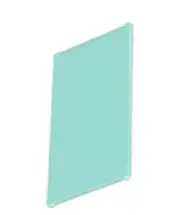 LEGO New Trans-Blue Window Pane 1 x 4 x 6 Stud Plain Glass Part 57895 D755