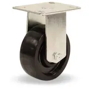 Hamilton High Heat Hi-Lo Rigid Caster R-HL-3HCSB: 3" x 1 3/8" Duratherm Wheel, R