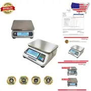 NTEP Approved 15lb Portion Scale with Soft Touch Controls and Long Battery Life