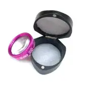 Ophthalmology Eye Testing Lens 30D Pink Colour With Box & Cleaning Manual