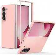 [Foluu] for Samsung Galaxy Z Fold 6 Case, Galaxy Z Fold 6 Slim Phone Case, Premium Thin Full Protection Matte PC with Non-Slip Grip Protective Cover for Samsung Galaxy Z Fold6 5G 2024 (Pink)