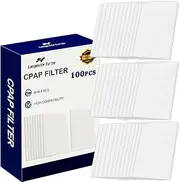 100 Packs Universal CPAP Filters Compatible with ResMed Air 10, Airsense 10, Aircurve 10, S9 Series, Airstart and More CPAP Machines,Premium Disposable CPAP Filters Supplies