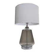 Cantowood TFS TABLE LAMP 25wE27max D:400 H:630 cable:2.0m LINE SW SMOKE OMBRE/WHITE SHADE