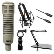 Electro-Voice RE20 Microphone Kit with Shockmount and Two-Section Broadcast Arm