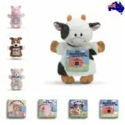 BABY TOY DEMDACO Little Piggy/Old MacDonald/ Teddy Bear/ B-I-N-G-O Puppet Book
