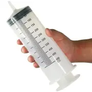 200-500ML Reusable Big Large Plastic Hydroponics Nutrient Measuring Syringe